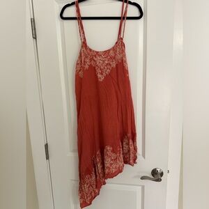 O’NEILL asymmetrical hem size medium dress in coral